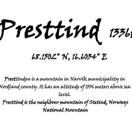 Presttind - Studio Apartment With Free Parking Narvik Eksteriør billede